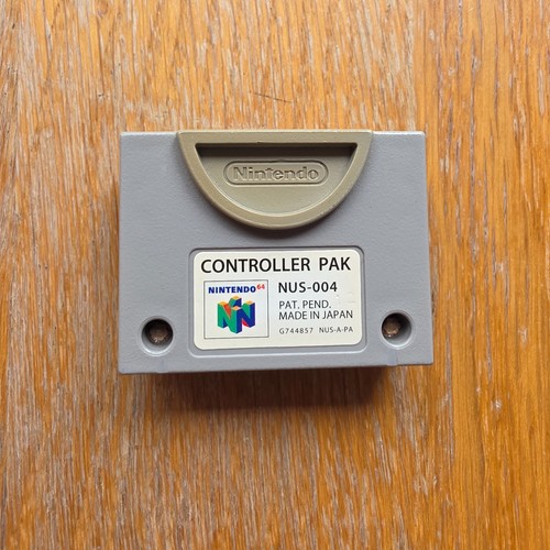 Memory card controller pak - card,