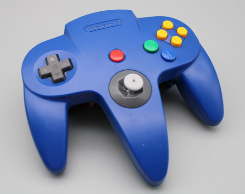Controller nintendo blu - nintendo, 64