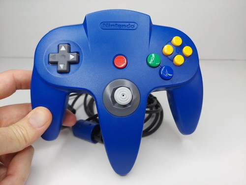 Controller nintendo n64 blu - controller,